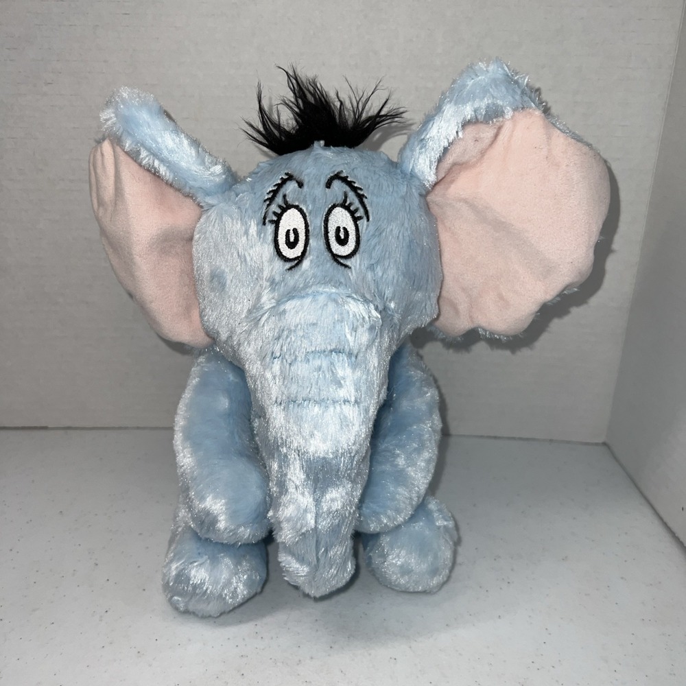 Kohls Cares Dr Seuss Horton Hears A Who 10" Blue Elephant Stuffed Animal Plush